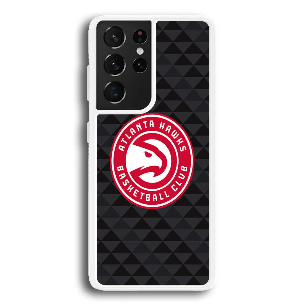 Atlanta Hawks Pattern Of Triangle Samsung Galaxy S21 Ultra Case