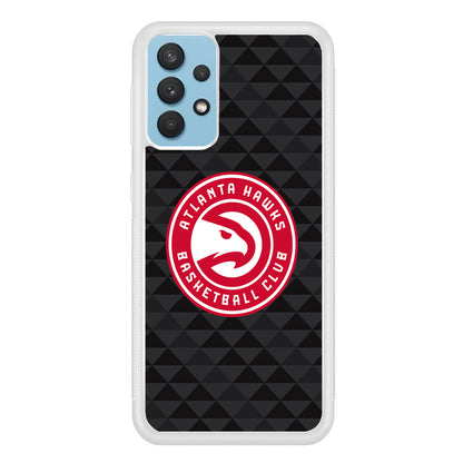 Atlanta Hawks Pattern Of Triangle Samsung Galaxy A32 Case