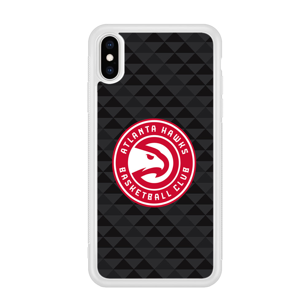 Atlanta Hawks Pattern Of Triangle iPhone X Case