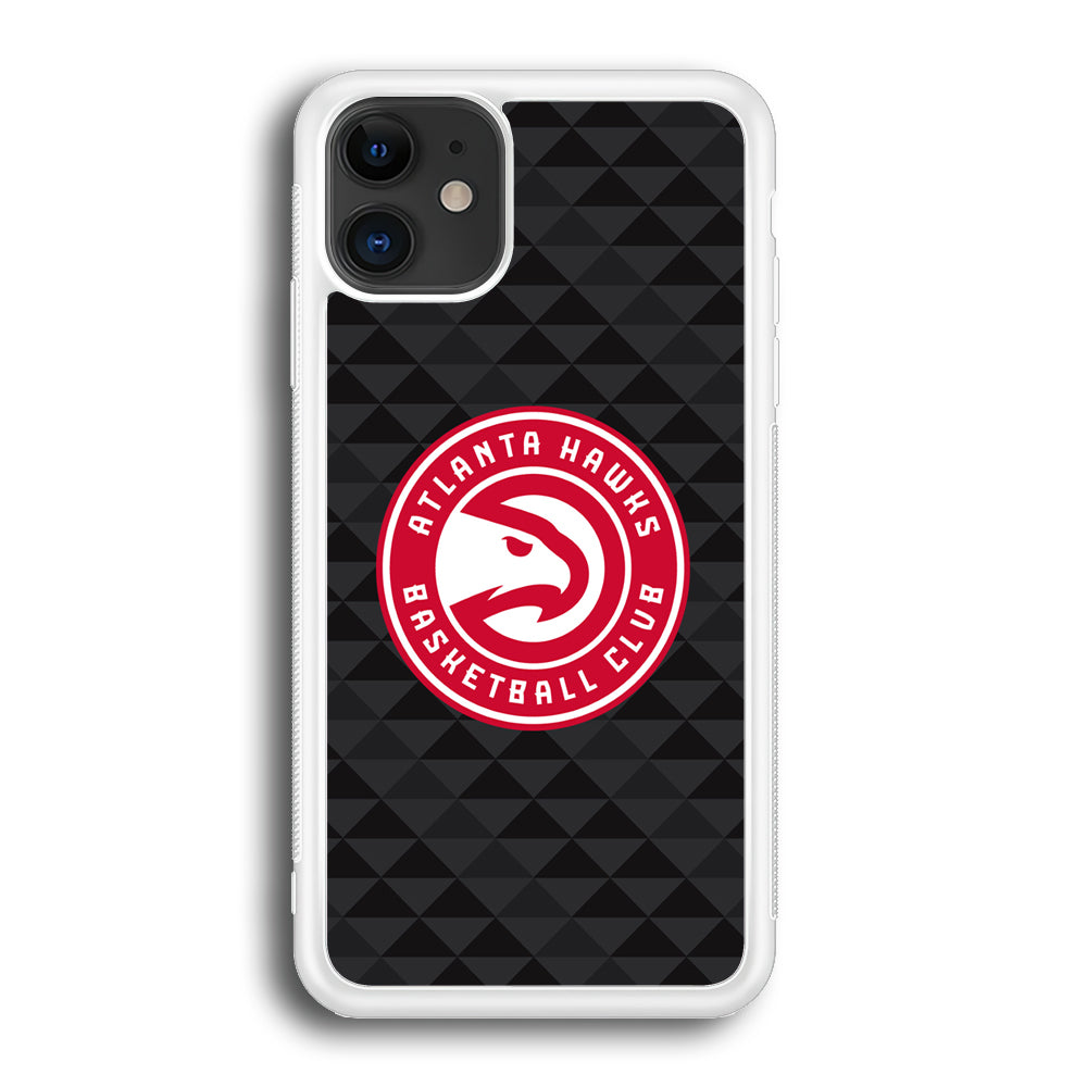 Atlanta Hawks Pattern Of Triangle iPhone 12 Case