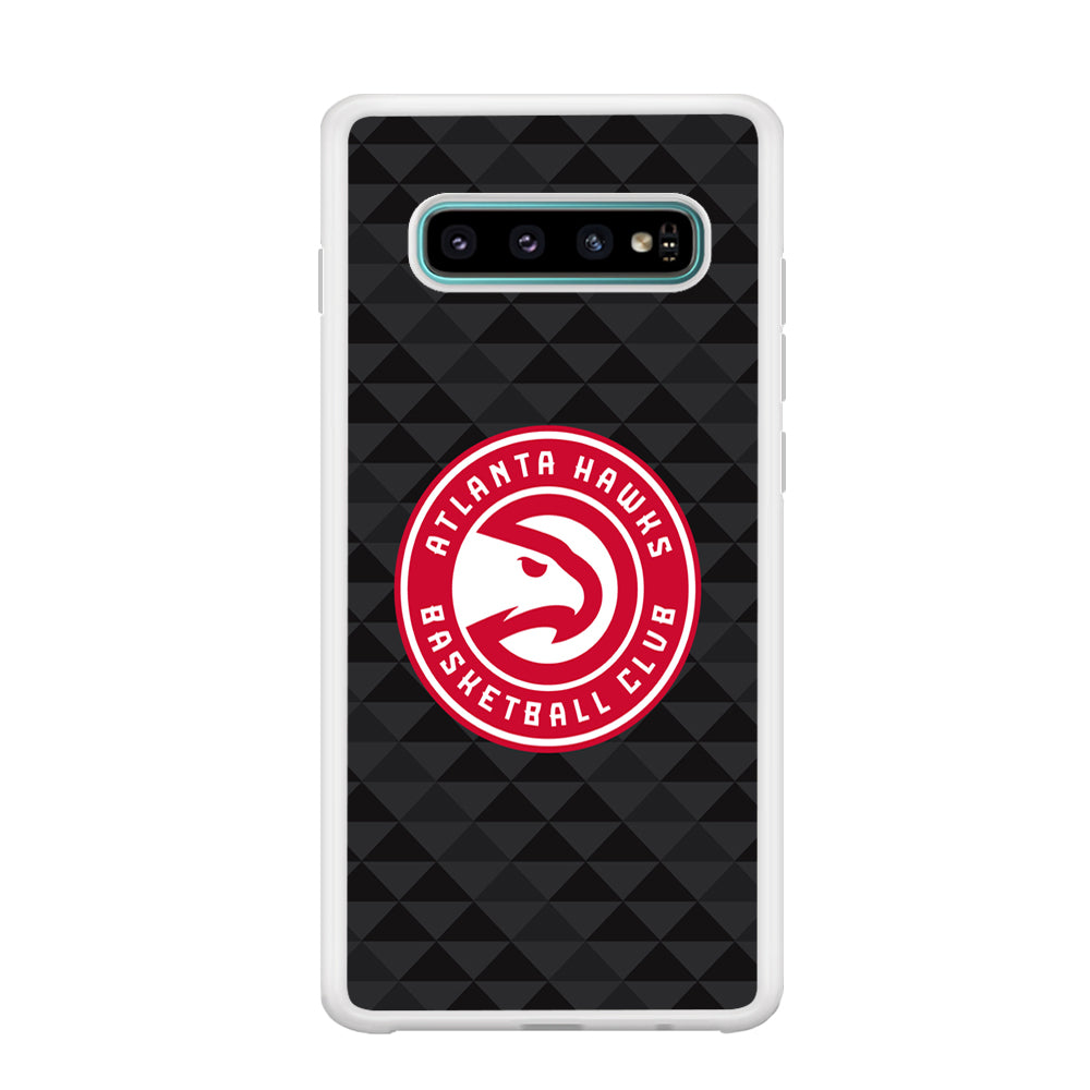 Atlanta Hawks Pattern Of Triangle Samsung Galaxy S10 Case