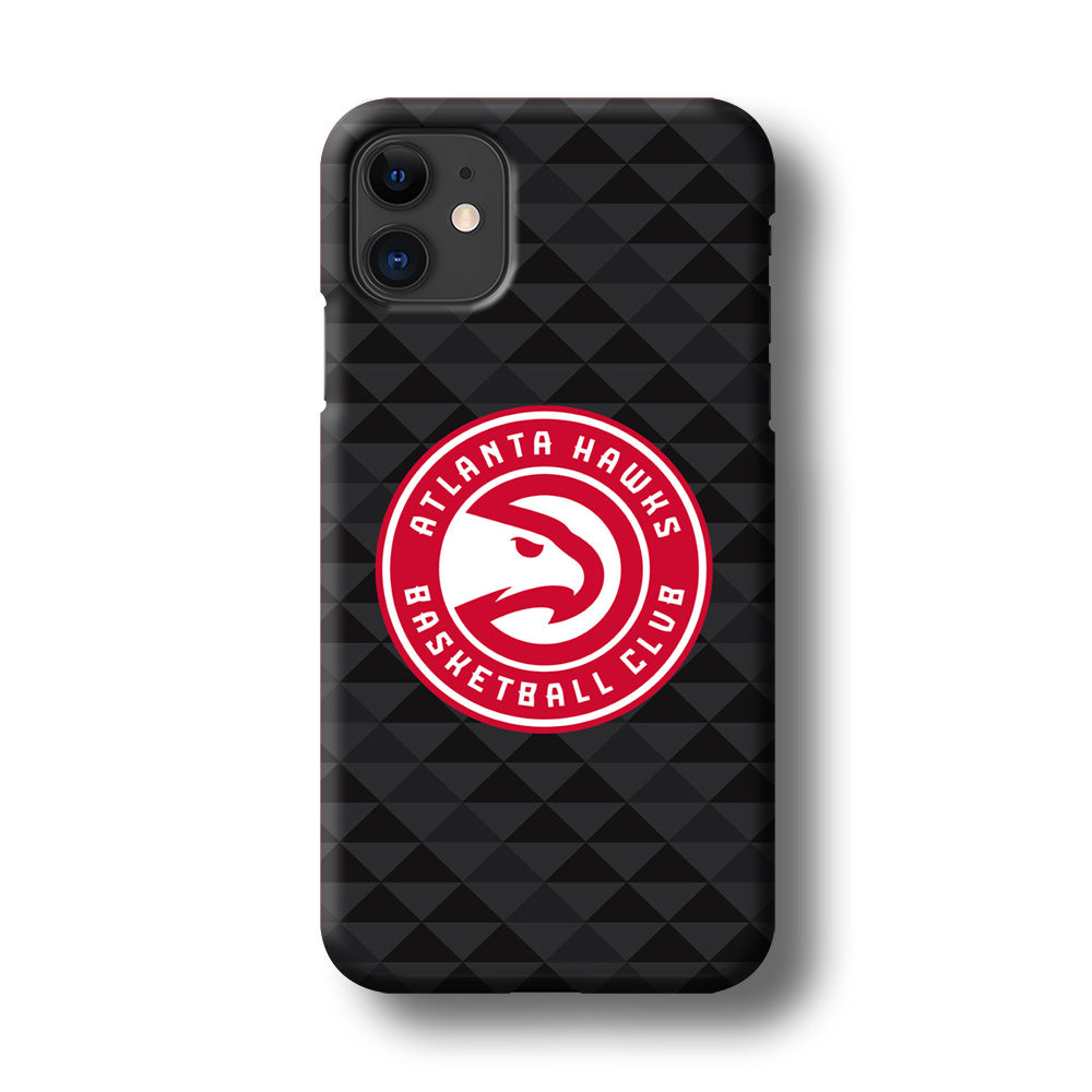 Atlanta Hawks Pattern Of Triangle iPhone 11 Case