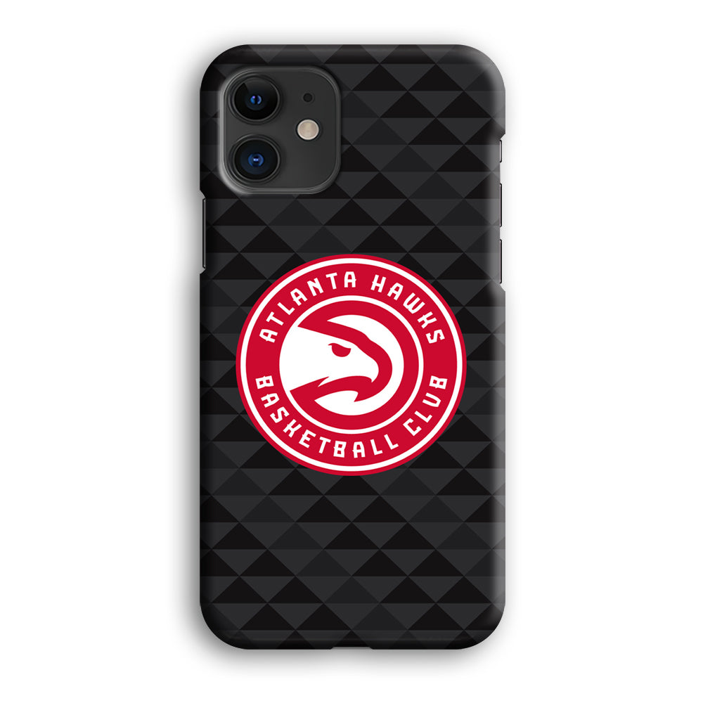 Atlanta Hawks Pattern Of Triangle iPhone 12 Case