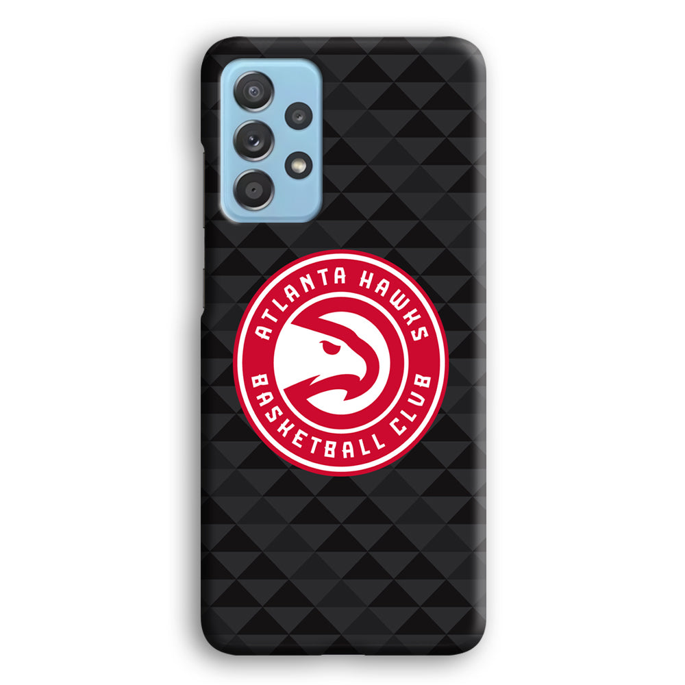 Atlanta Hawks Pattern Of Triangle Samsung Galaxy A72 Case