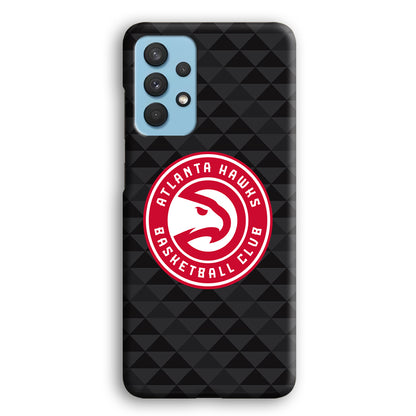 Atlanta Hawks Pattern Of Triangle Samsung Galaxy A32 Case