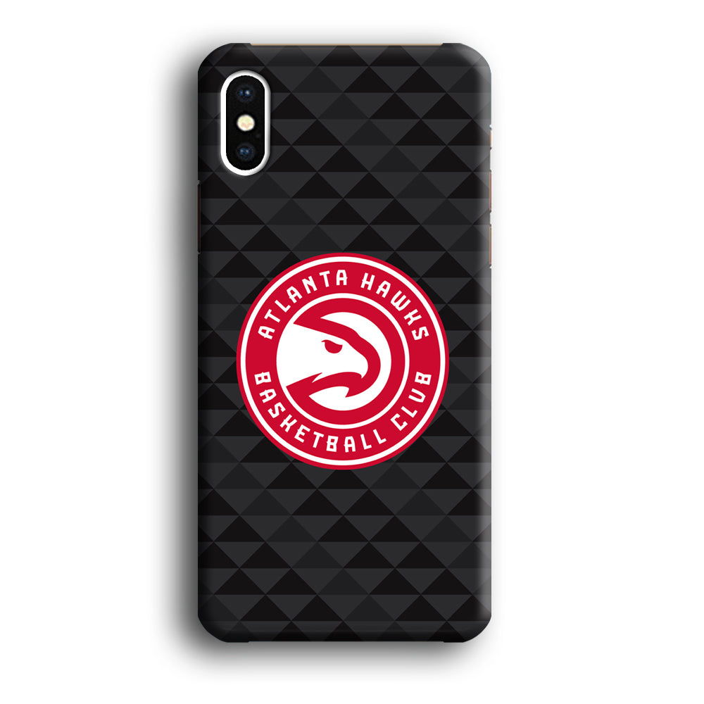 Atlanta Hawks Pattern Of Triangle iPhone X Case