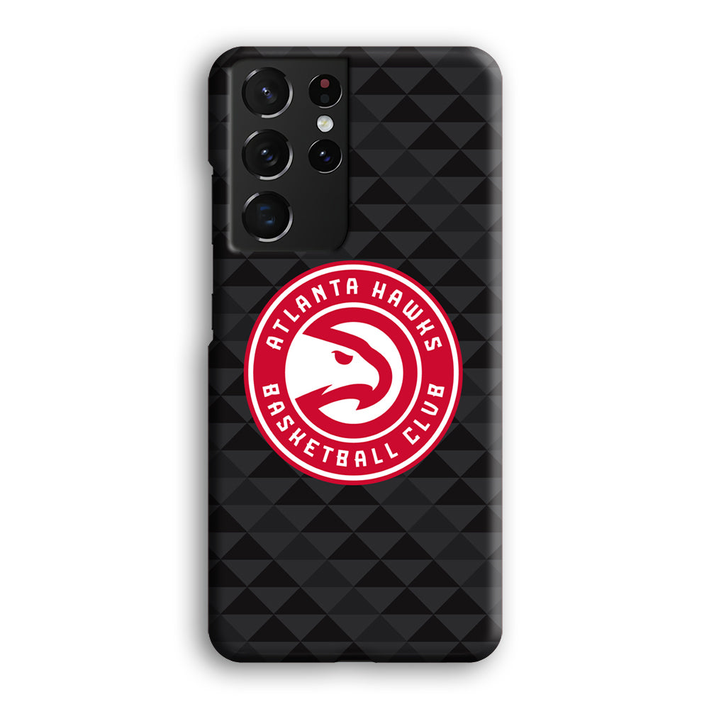 Atlanta Hawks Pattern Of Triangle Samsung Galaxy S21 Ultra Case