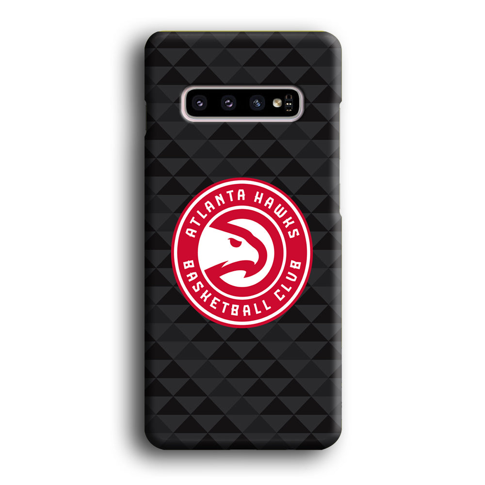 Atlanta Hawks Pattern Of Triangle Samsung Galaxy S10 Case