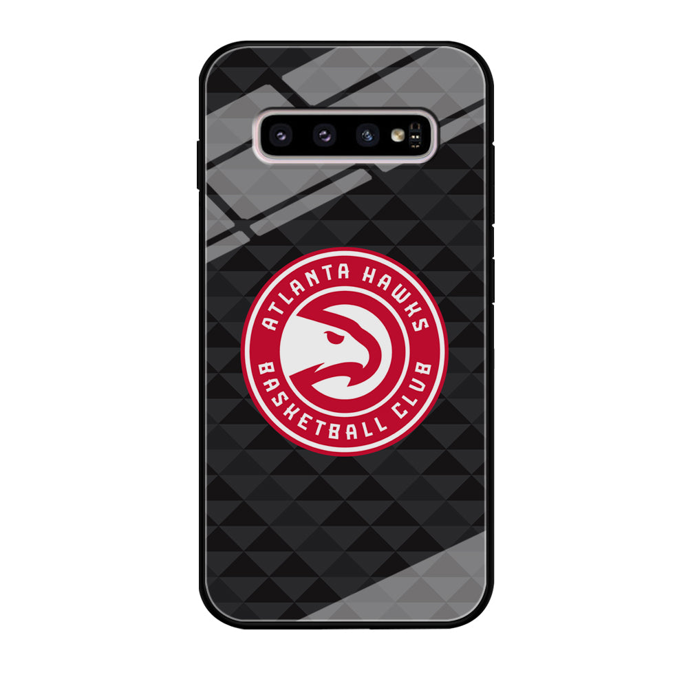 Atlanta Hawks Pattern Of Triangle Samsung Galaxy S10 Case