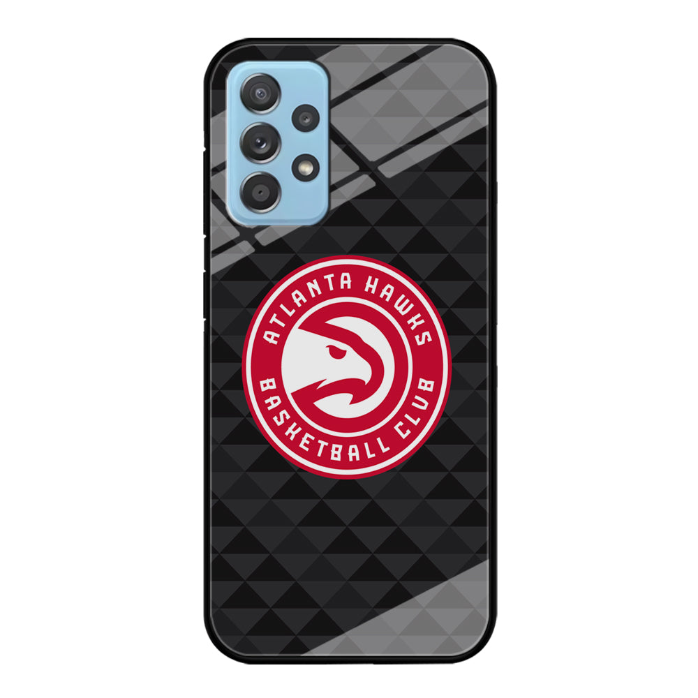 Atlanta Hawks Pattern Of Triangle Samsung Galaxy A52 Case