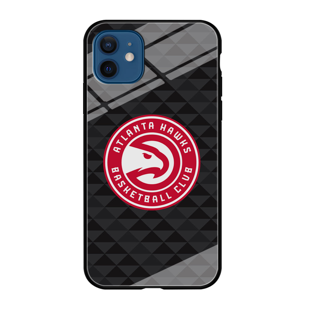 Atlanta Hawks Pattern Of Triangle iPhone 12 Case