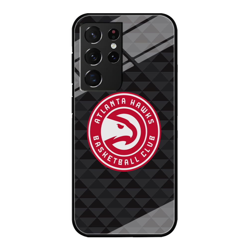 Atlanta Hawks Pattern Of Triangle Samsung Galaxy S21 Ultra Case