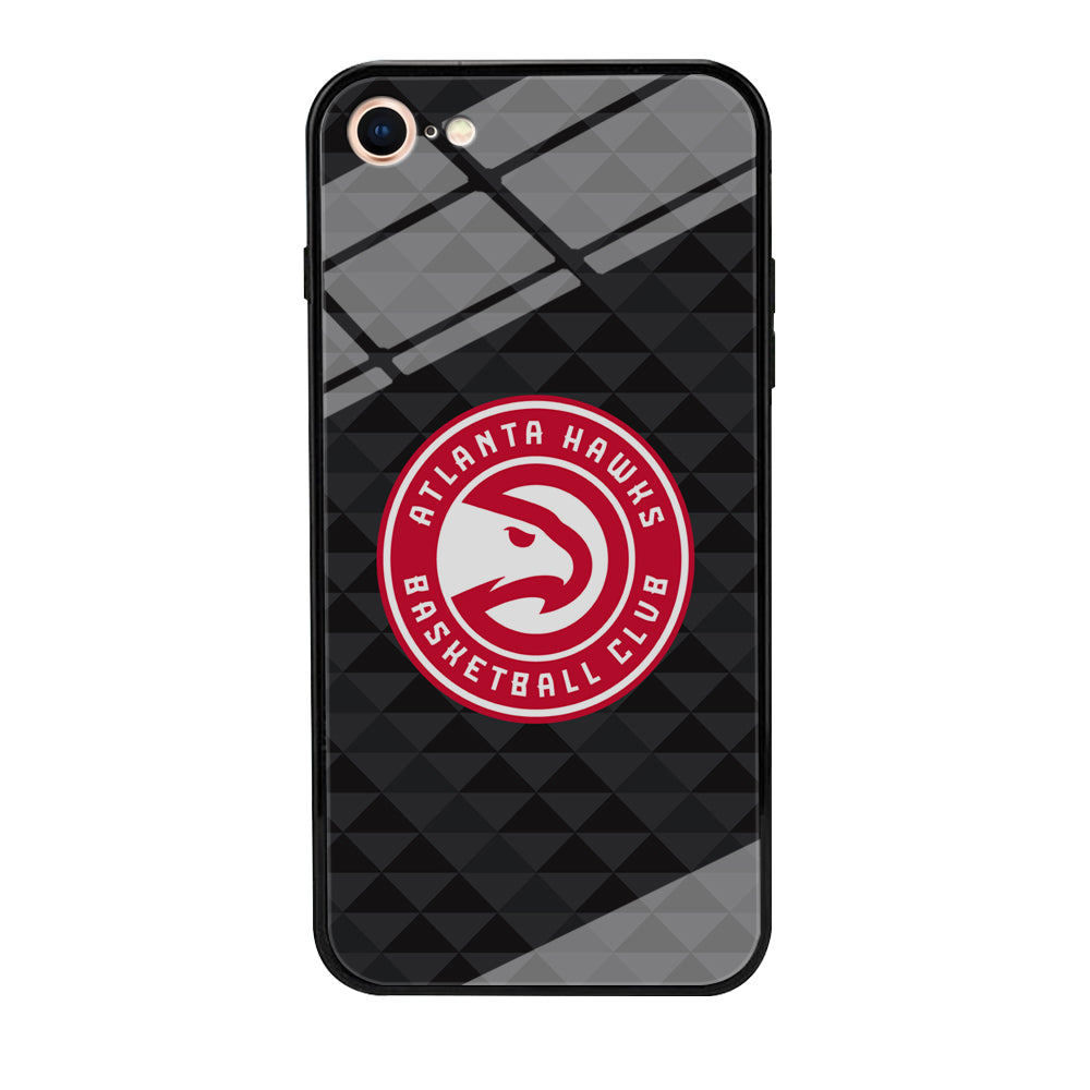 Atlanta Hawks Pattern Of Triangle iPhone 8 Case