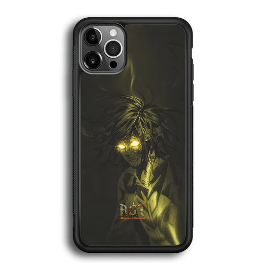 Attack on Titan Flaming Golden Eyes iPhone 12 Pro Max Case