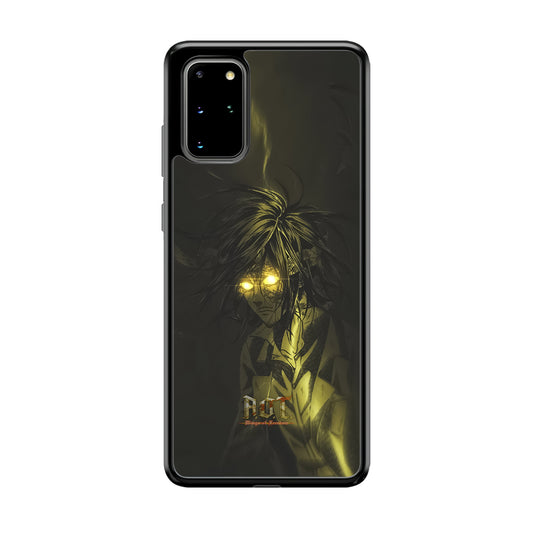 Attack on Titan Flaming Golden Eyes Samsung Galaxy S20 Plus Case