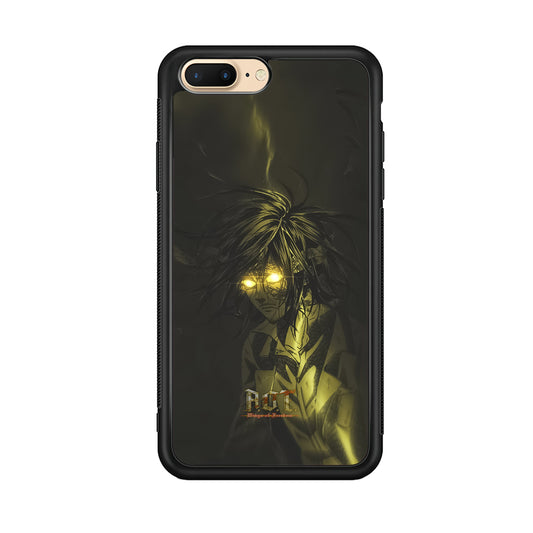 Attack on Titan Flaming Golden Eyes iPhone 8 Plus Case