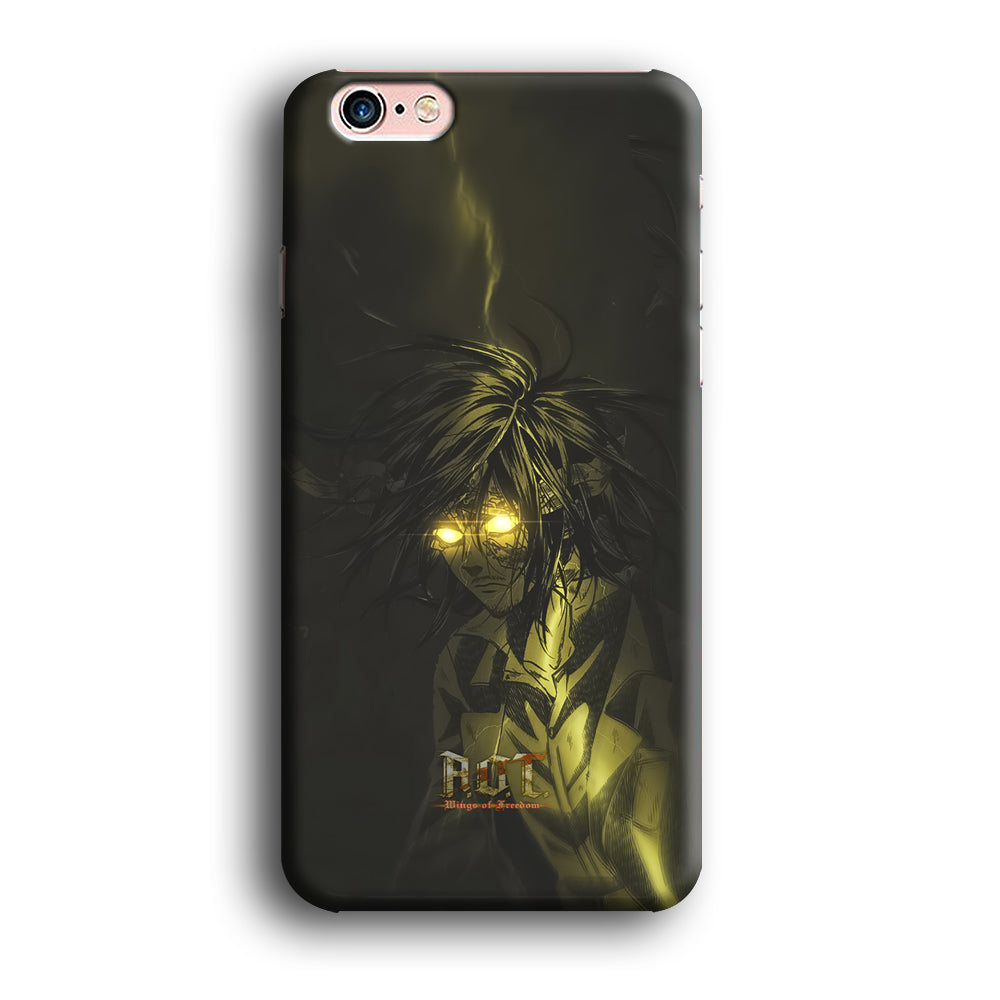 Attack on Titan Flaming Golden Eyes iPhone 6 | 6s Case