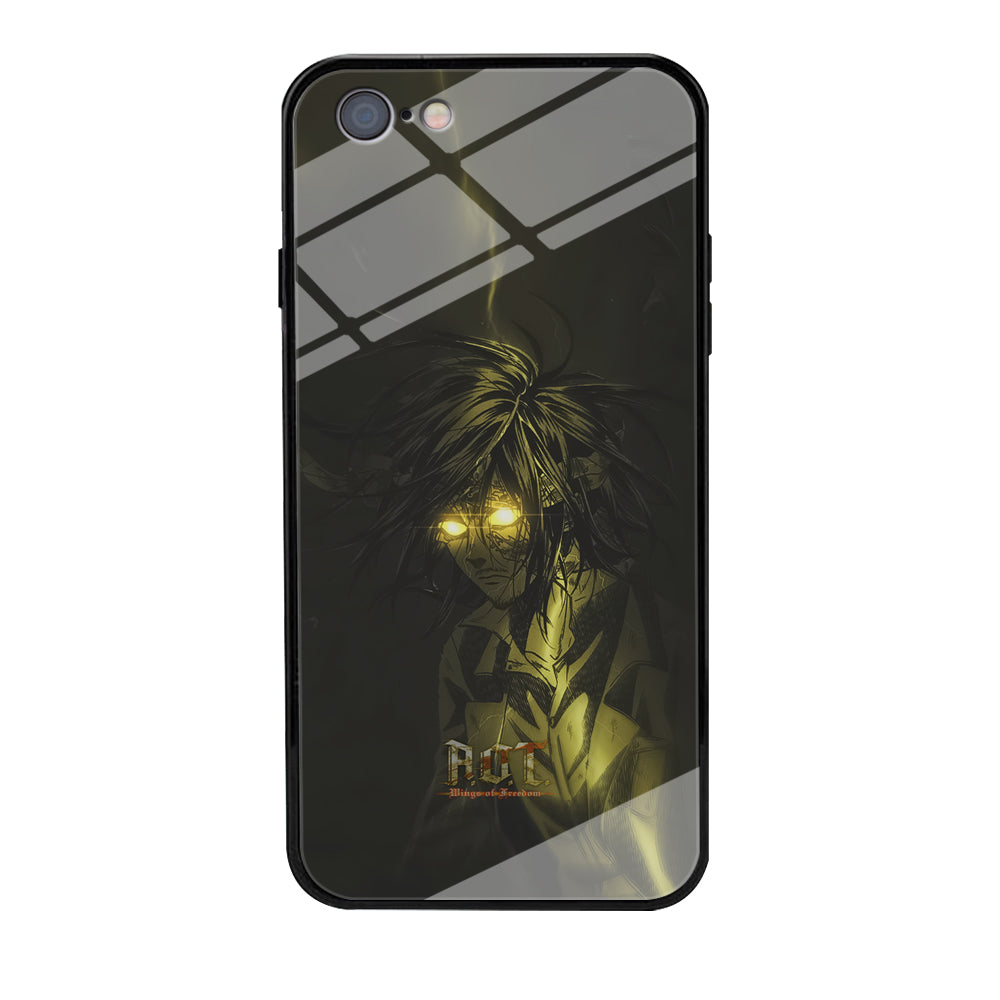 Attack on Titan Flaming Golden Eyes iPhone 6 | 6s Case