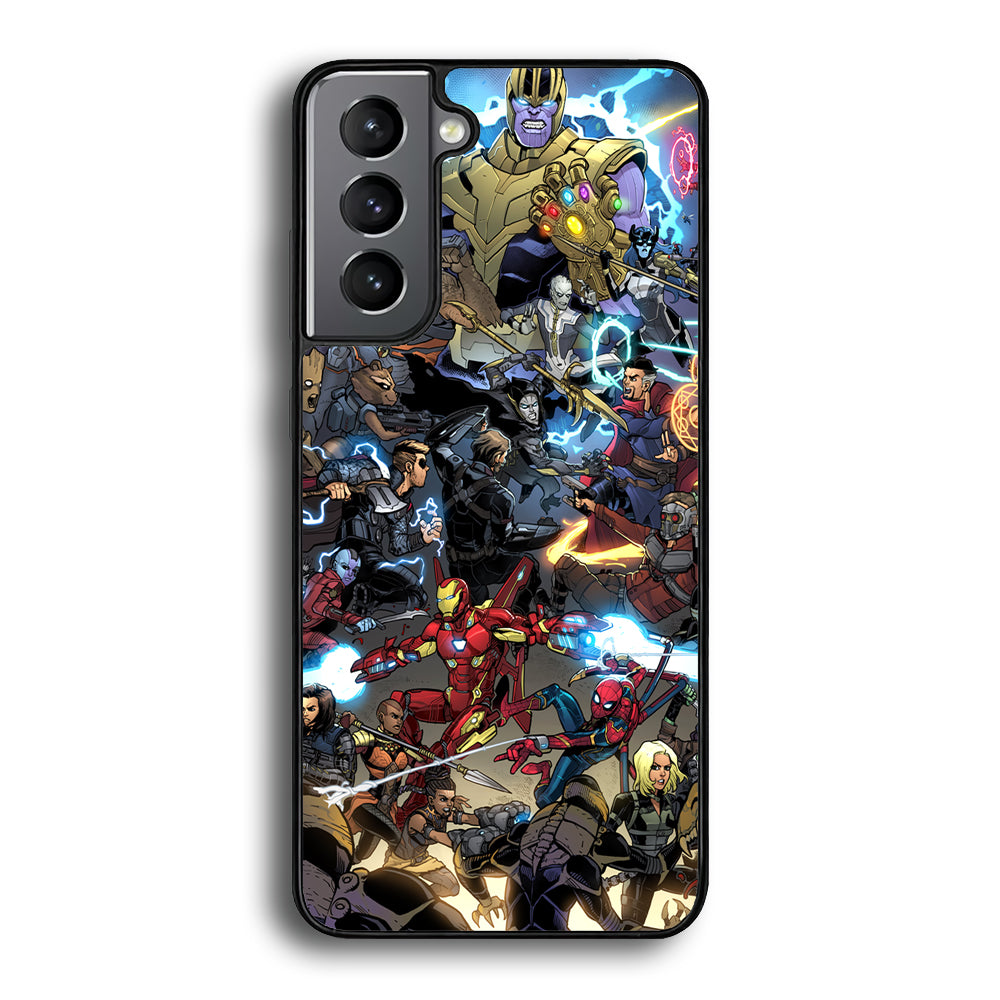 Avenger Infinity Battle Royal Samsung Galaxy S21 Plus Case - Carneyforia