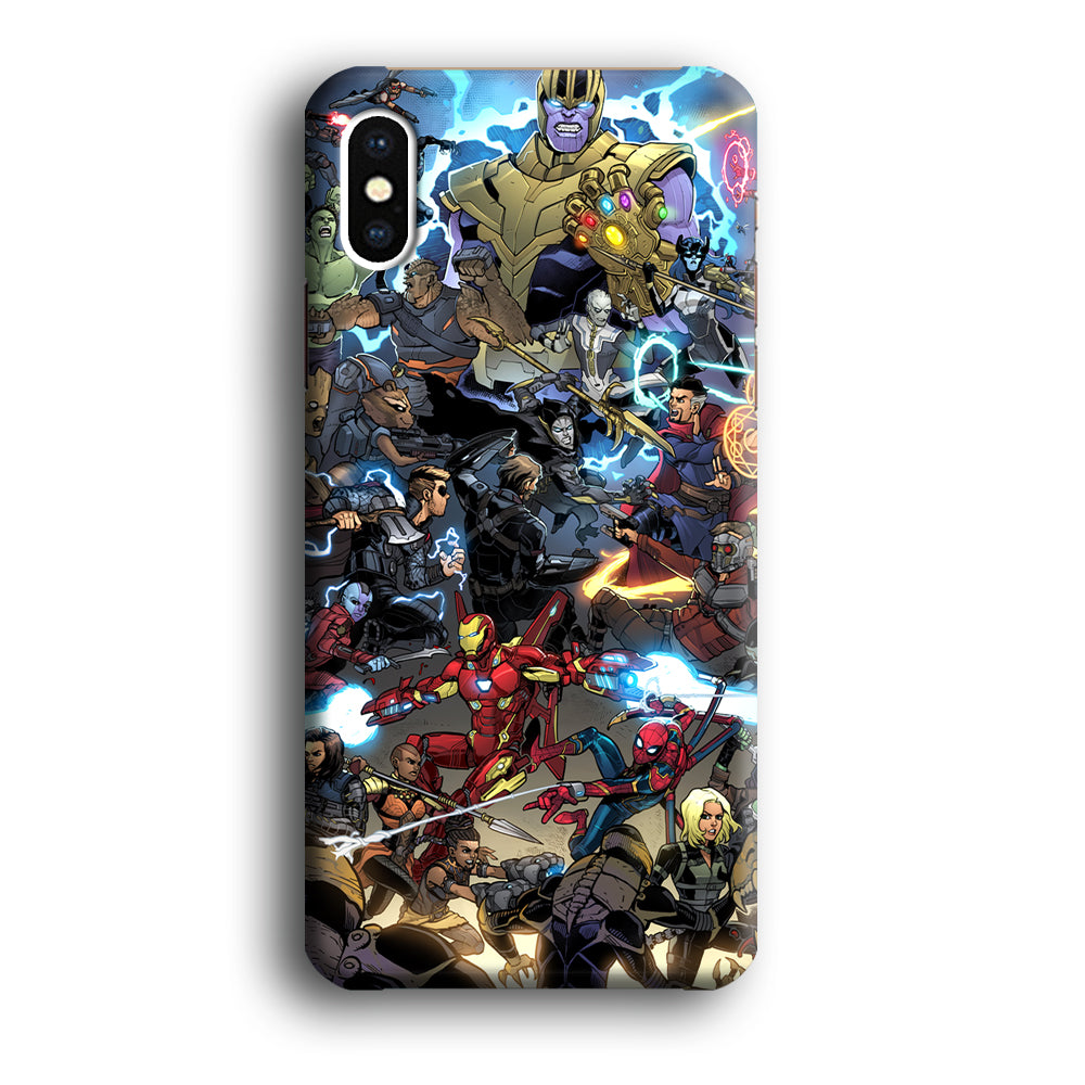 Avenger Infinity Battle Royal iPhone X Case