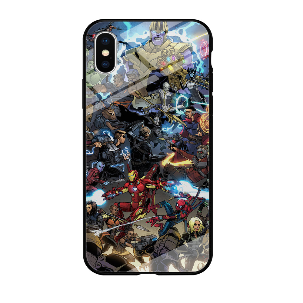 Avenger Infinity Battle Royal iPhone X Case