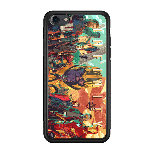 Avenger Infinity Poster of Members iPhone 8 Case