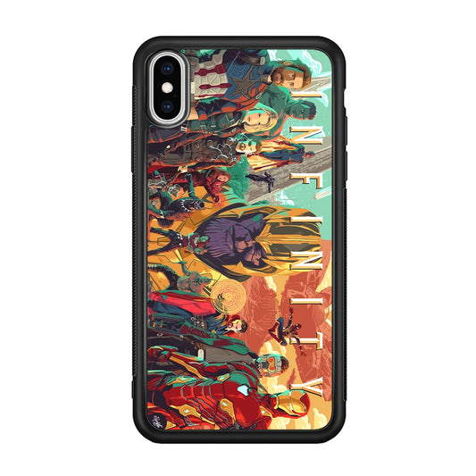 Avenger Infinity Poster of Members iPhone X Case