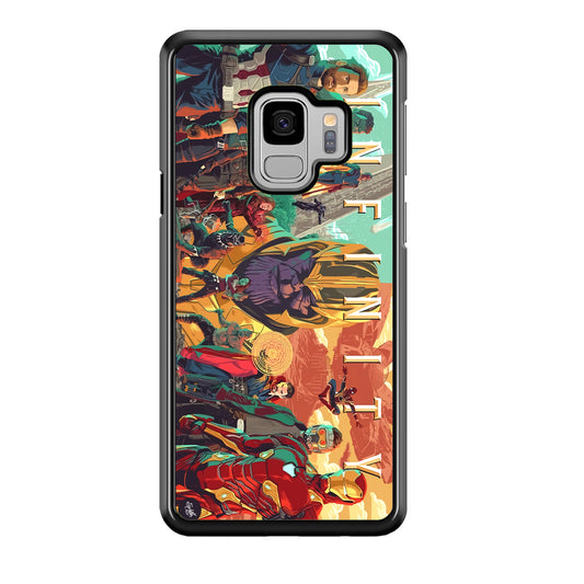 Avenger Infinity Poster of Members Samsung Galaxy S9 Case