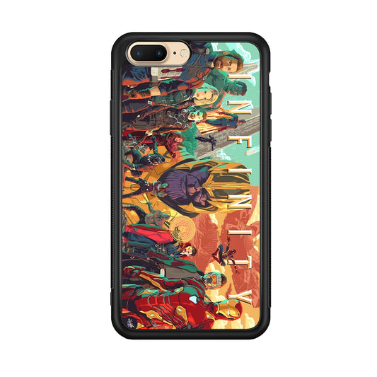 Avenger Infinity Poster of Members iPhone 7 Plus Case