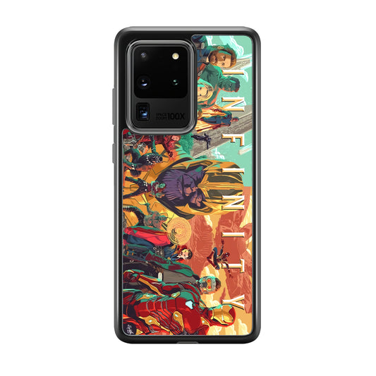 Avenger Infinity Poster of Members Samsung Galaxy S20 Ultra Case