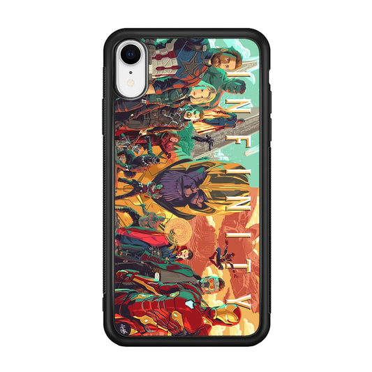 Avenger Infinity Poster of Members iPhone XR Case