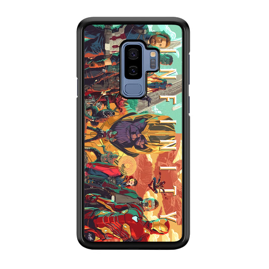 Avenger Infinity Poster of Members Samsung Galaxy S9 Plus Case