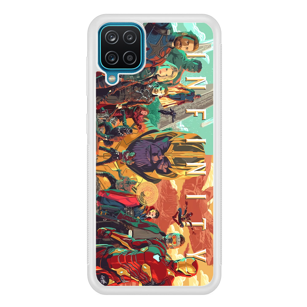 Avenger Infinity Poster of Members Samsung Galaxy A12 Case