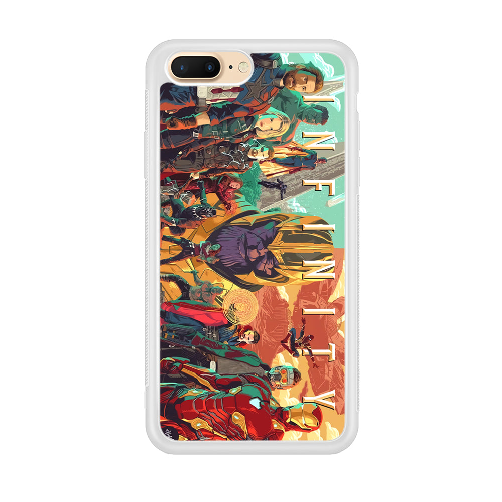 Avenger Infinity Poster of Members iPhone 7 Plus Case