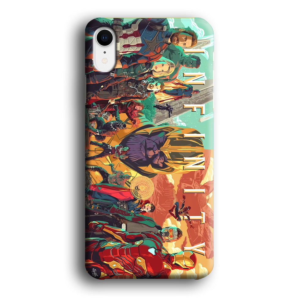 Avenger Infinity Poster of Members iPhone XR Case