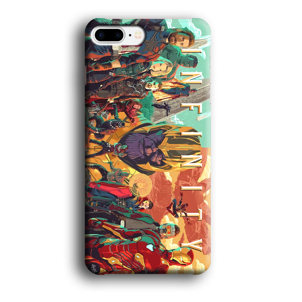 Avenger Infinity Poster of Members iPhone 7 Plus Case