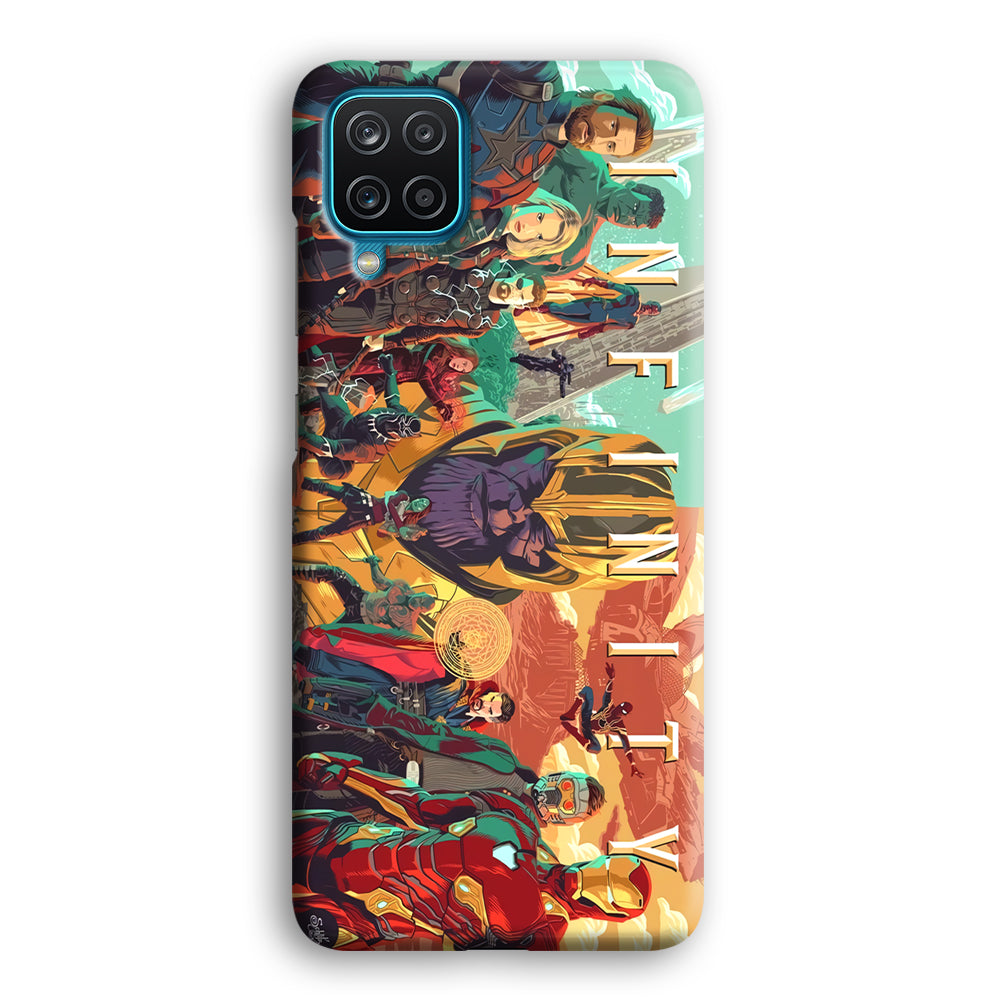 Avenger Infinity Poster of Members Samsung Galaxy A12 Case