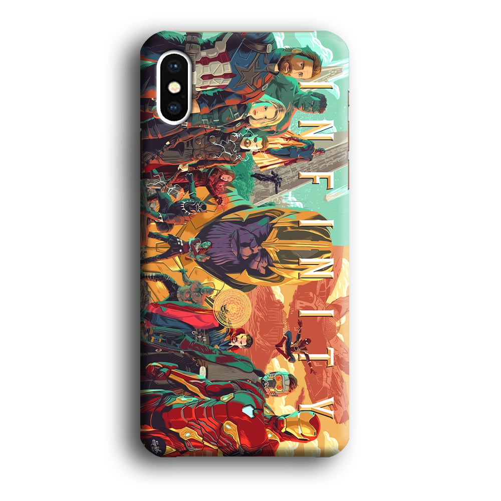 Avenger Infinity Poster of Members iPhone X Case