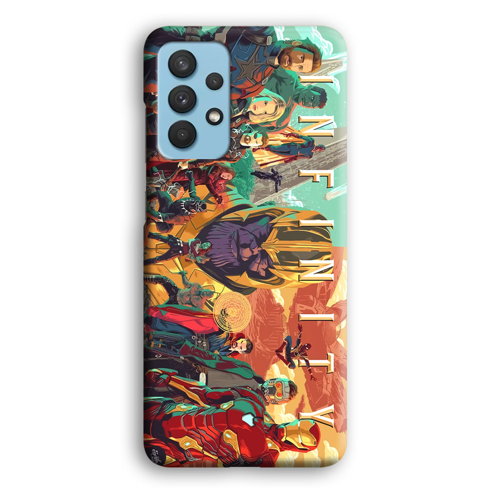 Avenger Infinity Poster of Members Samsung Galaxy A32 Case