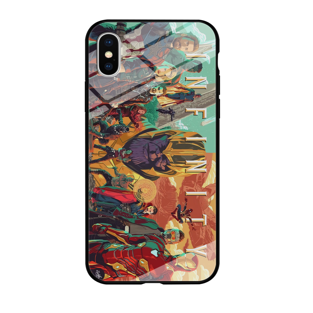Avenger Infinity Poster of Members iPhone X Case