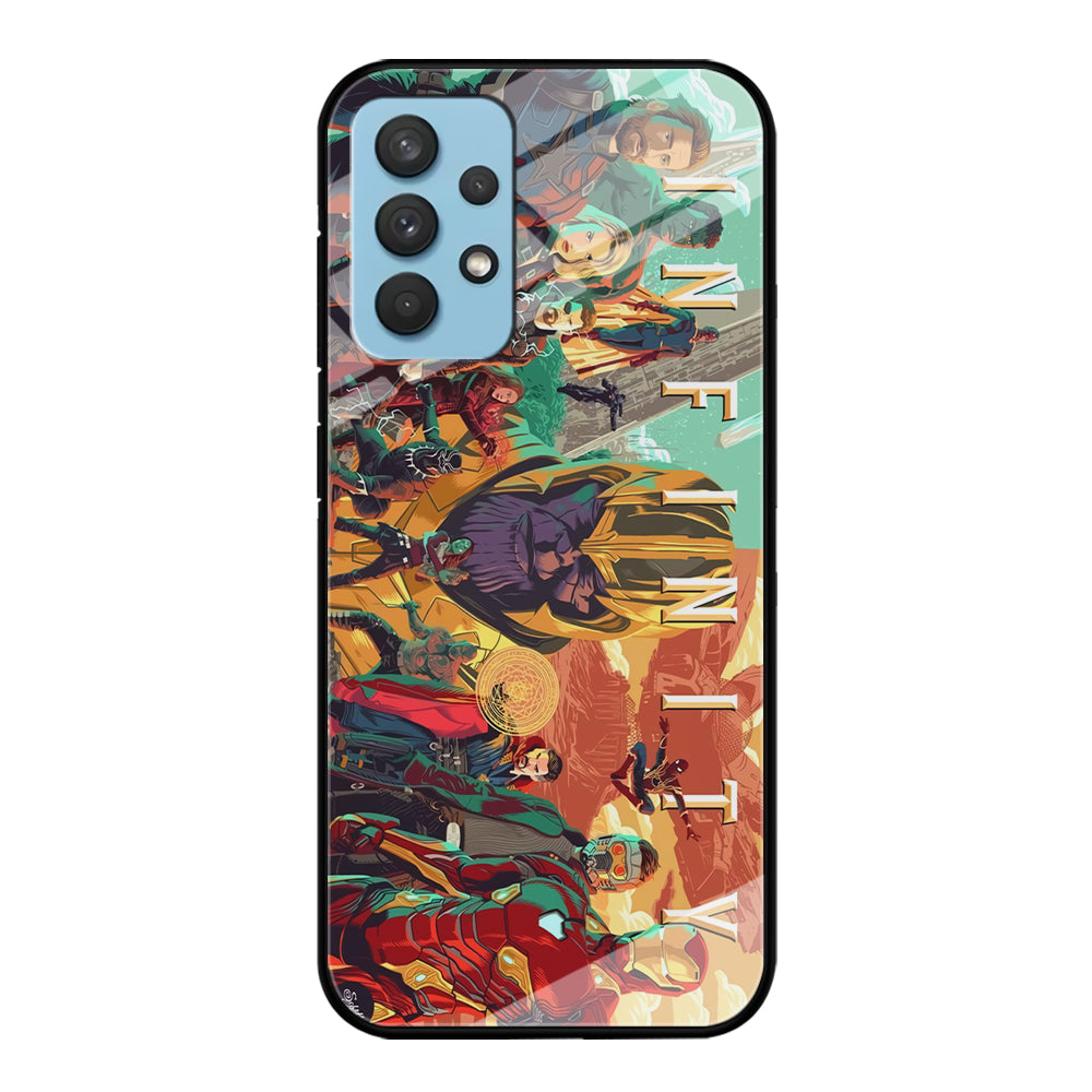 Avenger Infinity Poster of Members Samsung Galaxy A32 Case