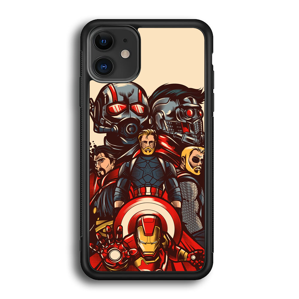 Avenger Ironman and Team iPhone 12 Case