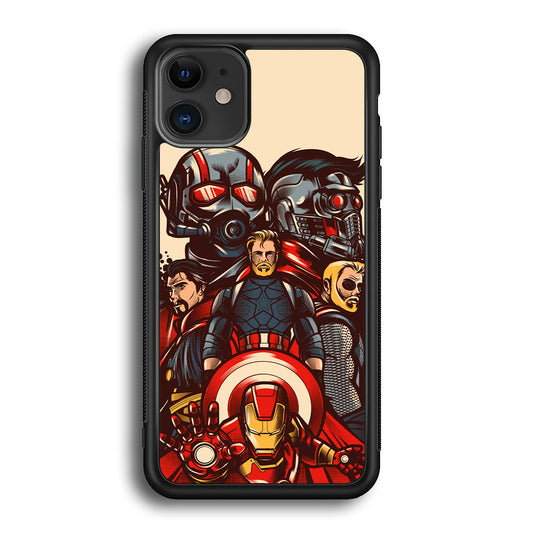 Avenger Ironman and Team iPhone 12 Case