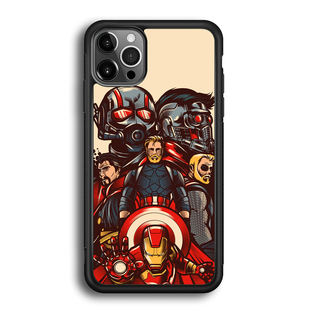 Avenger Ironman and Team iPhone 12 Pro Case