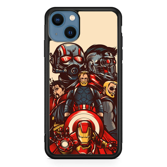 Avenger Ironman and Team iPhone 13 Case