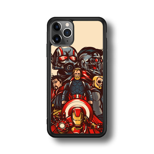 Avenger Ironman and Team iPhone 11 Pro Max Case