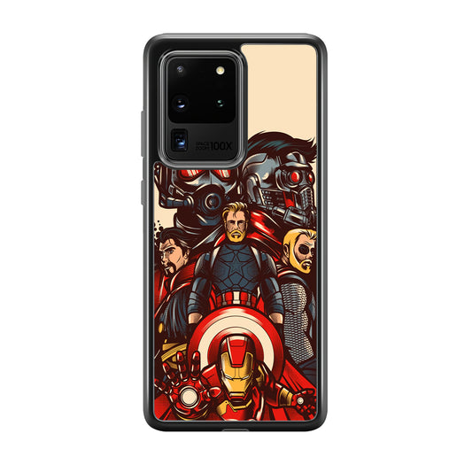 Avenger Ironman and Team Samsung Galaxy S20 Ultra Case