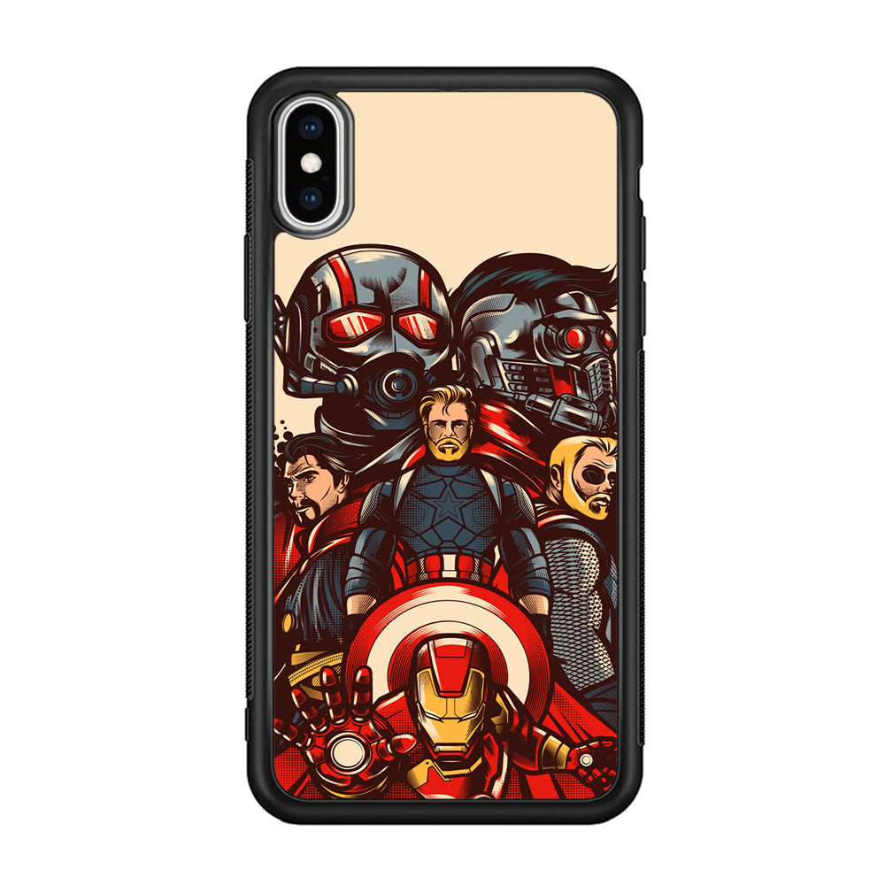 Avenger Ironman and Team iPhone XS Case