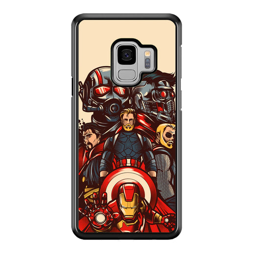 Avenger Ironman and Team Samsung Galaxy S9 Case