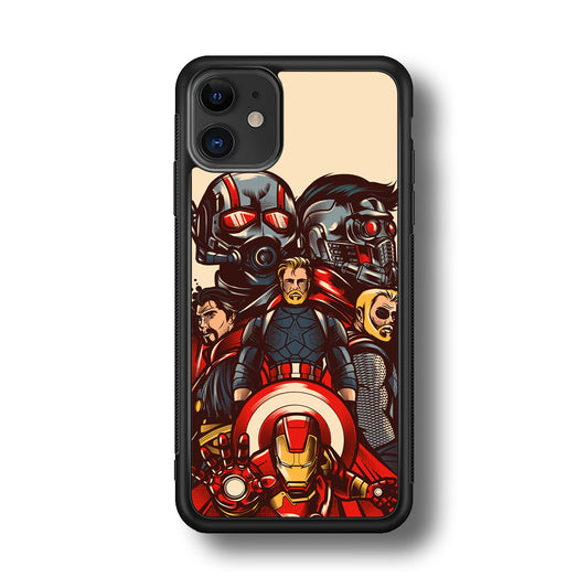 Avenger Ironman and Team iPhone 11 Case